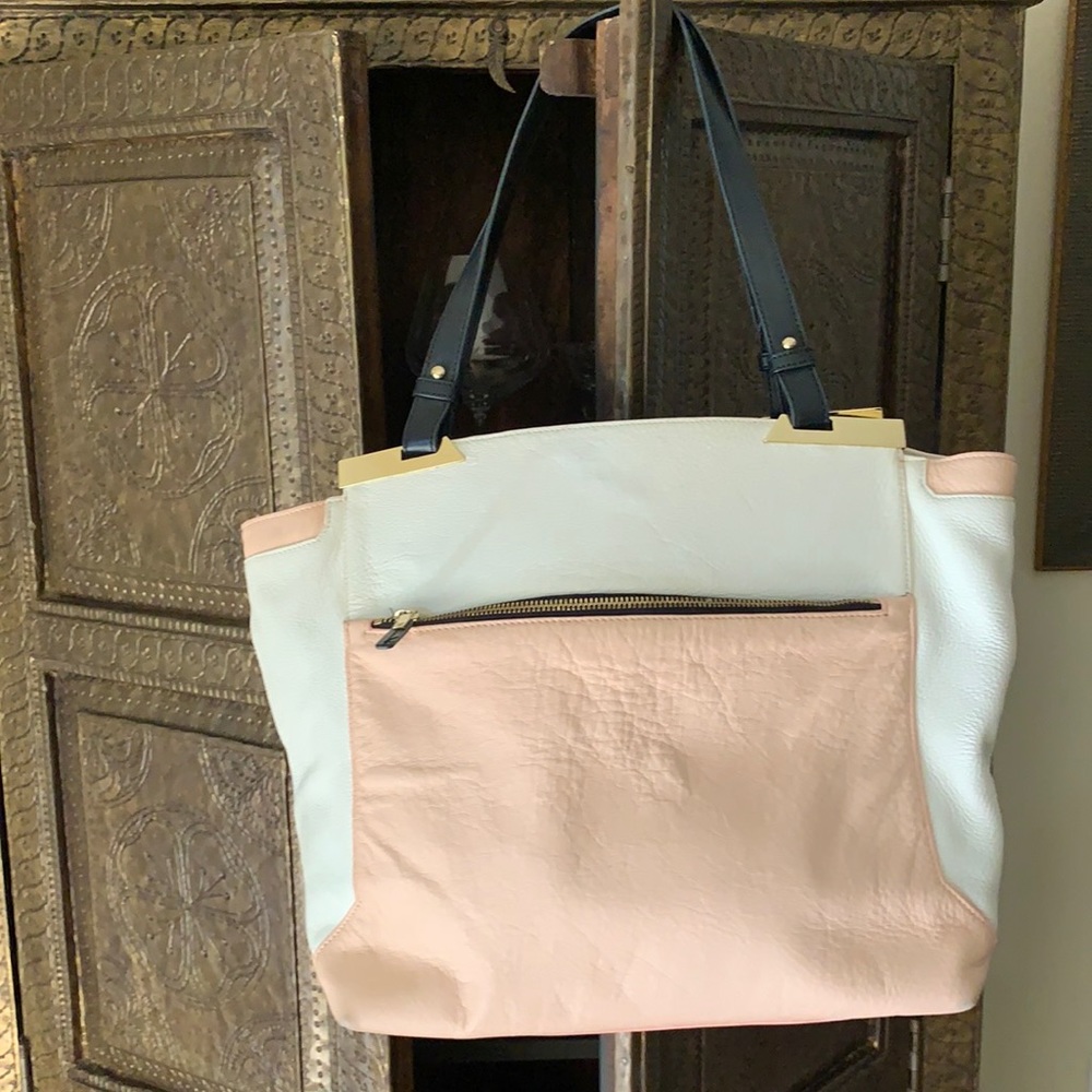 Vince Camuto pink/ Wht/black Handbag